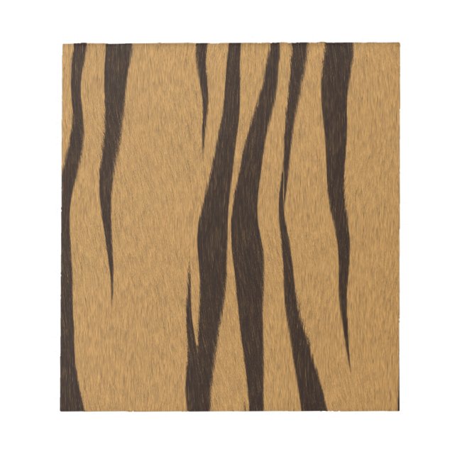 Tiger Stripes Pattern Notepad (Front)