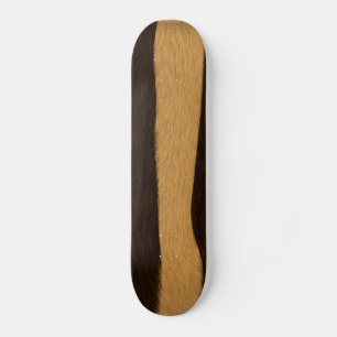 Tiger Stripes Pattern. Skateboard