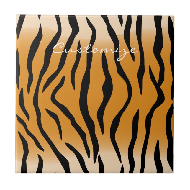 Tiger Stripes Pattern Thunder_Cove Tile (Front)