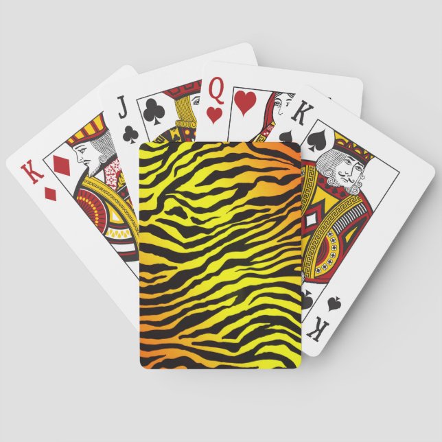 Tiger Stripes Playing Cards (Back)