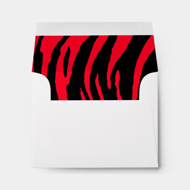 Tiger Stripes Red Envelope (Back (Bottom))