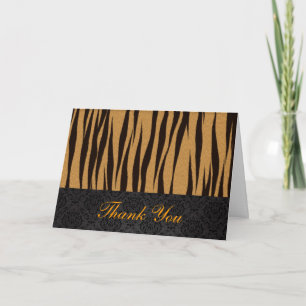 Tiger Stripes Thank You Card