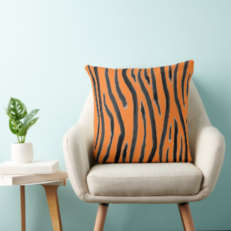 Tiger Stripes Throw Pillow
