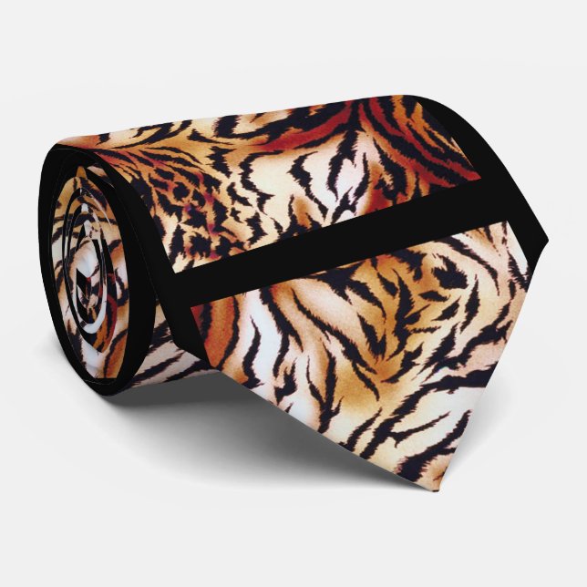 TIGER STRIPES TIE (Rolled)