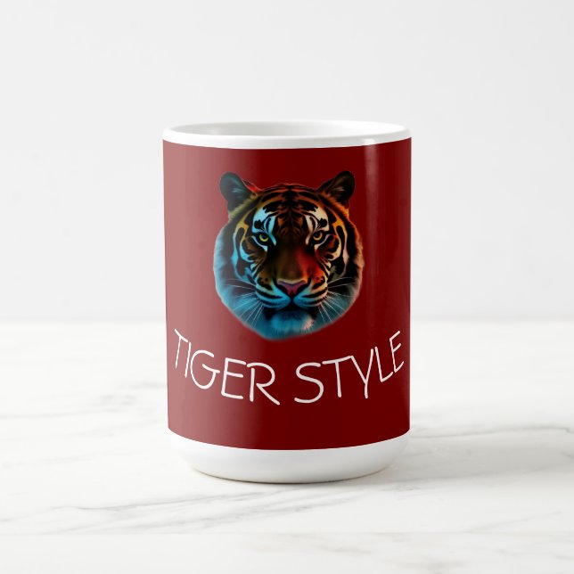Tiger Style – Wild Energy Graphic Coffee Mug (Center)