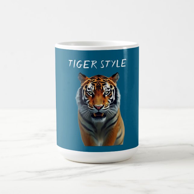 Tiger Style – Wild Energy Graphic Coffee Mug (Center)