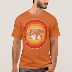 Tiger Sunset Retro for Men Women Boys Girls Kids A T-Shirt