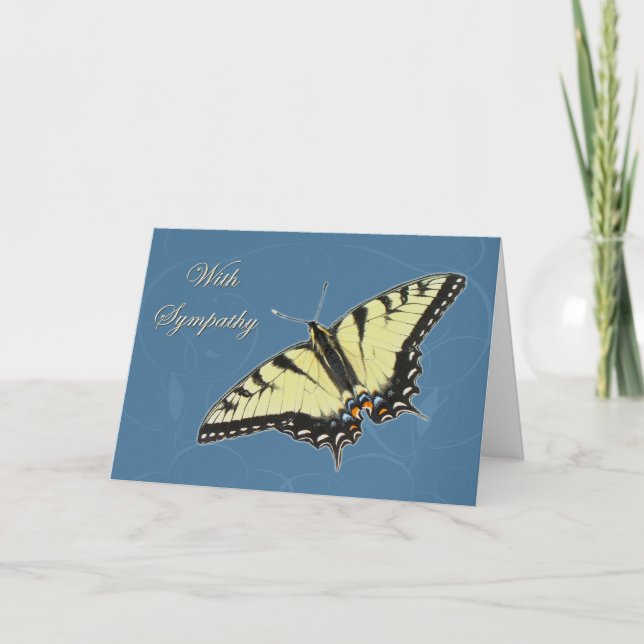 Tiger Swallowtail Butterfly Card (Front)