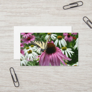 Tiger Swallowtail Butterfly Flower Business Card