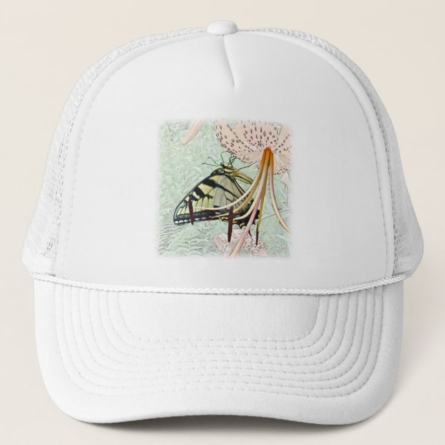 Tiger Swallowtail Butterfly on Turk's Cap Lily (Front)