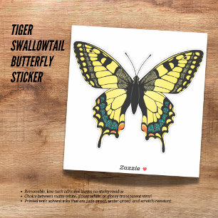 Tiger Swallowtail Butterfly Sticker