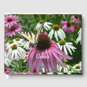Tiger Swallowtail Buttrerfly Coneflower Guest Book
