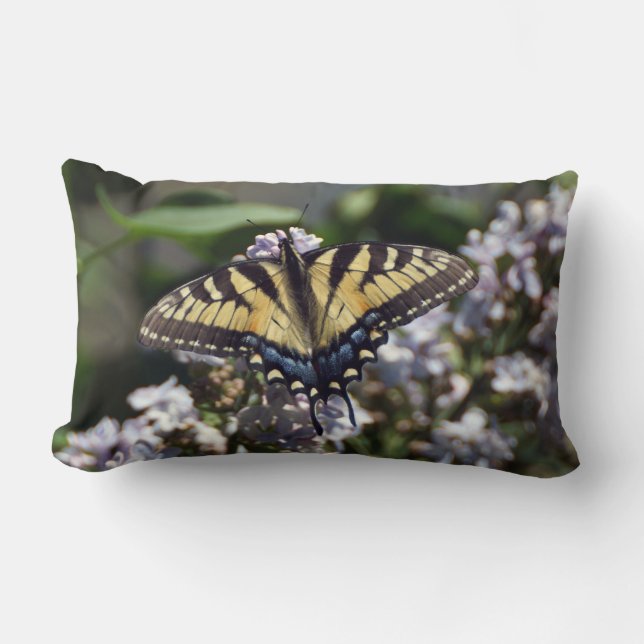 Tiger Swallowtail Lumbar Pillow (Front)