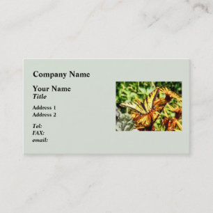Tiger Swallowtail on Yellow Wildflower Business Card