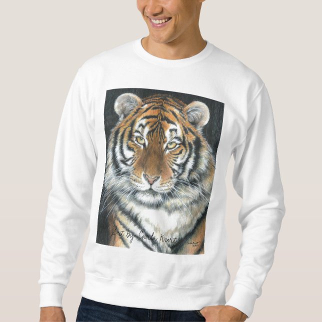 Tiger Sweatshirt, Unisex Adult sizes Sweatshirt (Front)