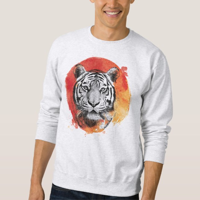 Tiger symbol of courage. Sweatshirt (Front)