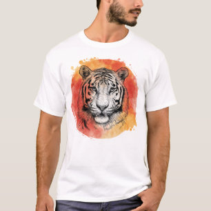 Tiger symbol of courage.  T-Shirt