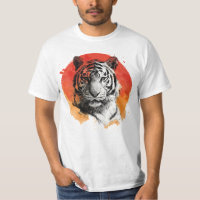 Tiger symbol of courage.  T-Shirt