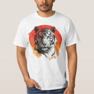 Tiger symbol of courage.  T-Shirt
