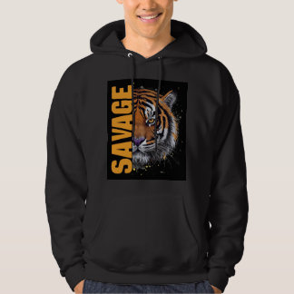 Tiger t-shirt hoodie