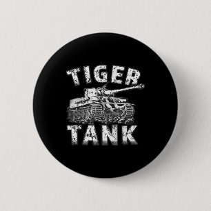 Tiger Tank Historical World War 2 Ww2 German Panze 6 Cm Round Badge