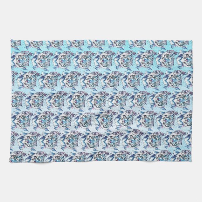 Tiger Tea Towel (Horizontal)