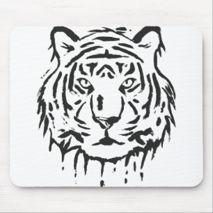 Tiger The Animal Icon Predator Cat Zoo Dangerous Mouse Pad