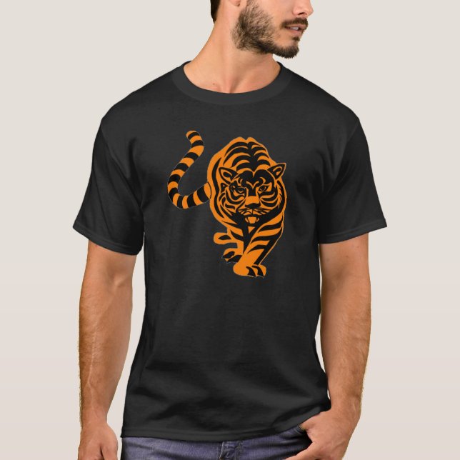 TIGER THE KING OF JUNGLE T-Shirt (Front)