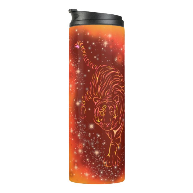 Tiger Thermal Tumbler In Starry Night (Rotated Right)