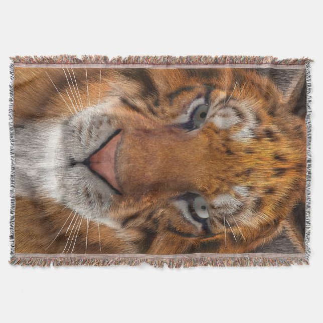 Tiger Throw Blanket (Front)