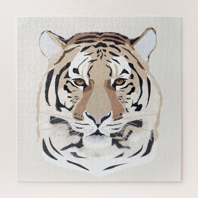 Tiger, tiger face, symbol of 2022 jigsaw puzzle (Vertical)