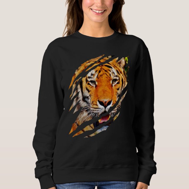 Tiger  Tiger  Tiger  Tiger Sweatshirt (Front)