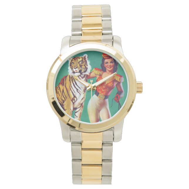 Tiger Trainer Pin-Up Girl Watch (Front)