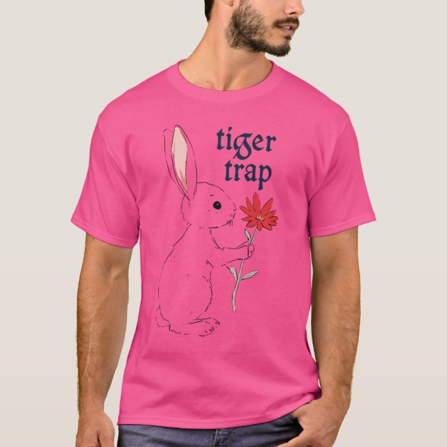 Tiger Trap  1990S Retro Fan Aesthetic T-Shirt (Front)