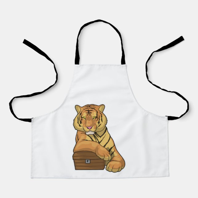 Tiger Treasure chest Apron (Front)