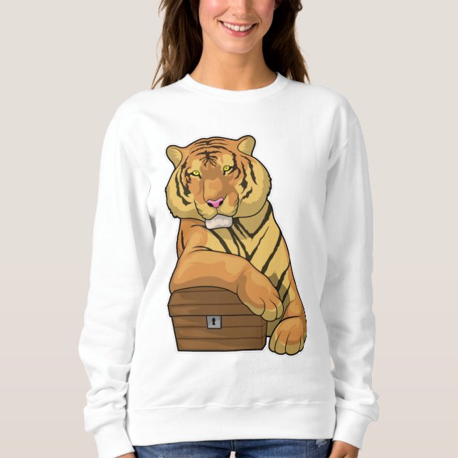 Tiger Treasure chest Sweatshirt (Front)
