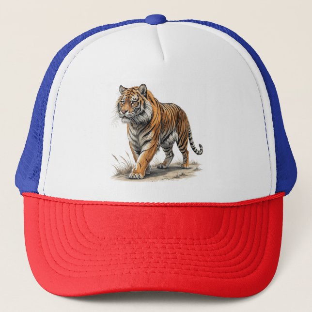 Tiger Trucker Hat (Front)
