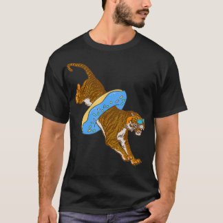 Tiger Tubing Rafting Mammal Float Trip T-Shirt