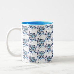 Tiger Two-Tone Coffee Mug
