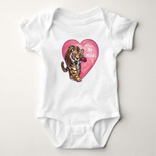 Tiger Valentine's Day Baby Bodysuit