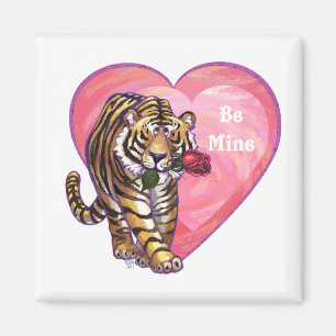 Tiger Valentine's Day Magnet