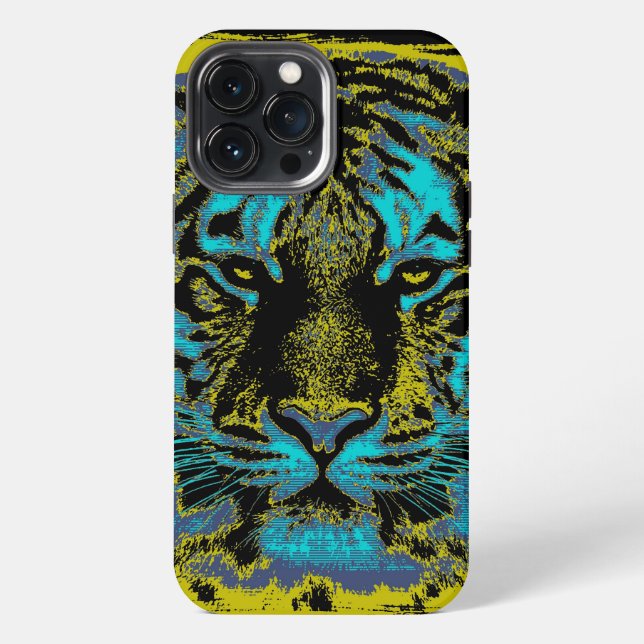 Tiger Vintage iPhone Case (Back)