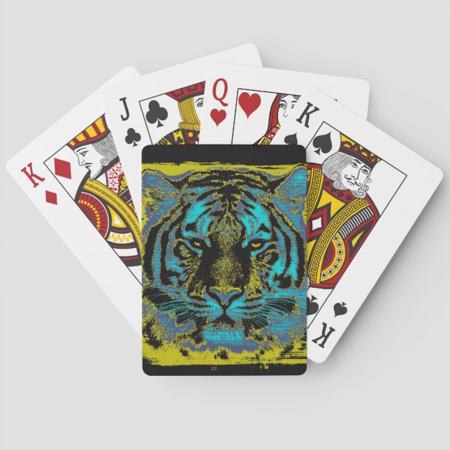 Tiger Vintage Playing Cards (Back)