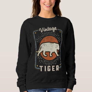 Tiger Vintage Retro Classic Animal Love 1 Sweatshirt