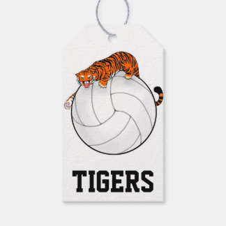 Tiger Volleyball gift tags