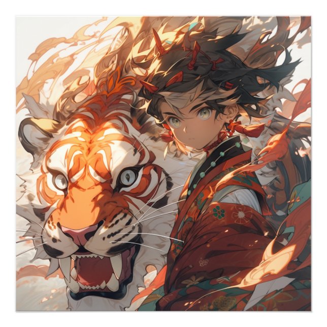 Tiger warrior photo print (Front)