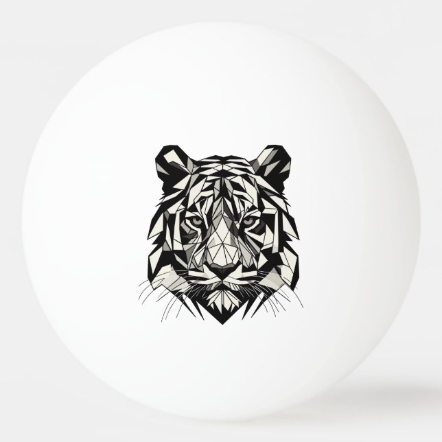 Tiger Watching Ping Pong Ball (Front)