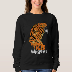 Tiger Whisperer Bengal Tiger Face Wild Tiger Eye S Sweatshirt