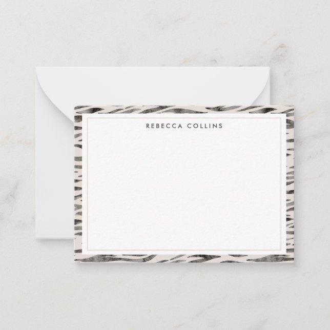 Tiger Wild Animal Skin Pattern Card (Front)