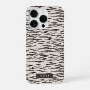 Tiger Wild Animal Skin Pattern iPhone 16 Pro Case